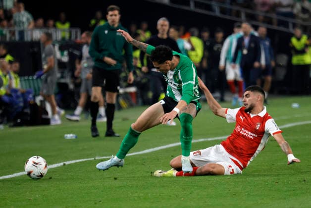 SEVILLE 16 04 2026 LA CARTUJA STADIUM UEFA EUROPA LEAGUE QUARTER-FINAL RETURN MATCH REAL BETIS SPORTING BRAGA archsev PHOTO MANUEL GOMEZ ANTONI Y GABRI Copyright: xMANUxGOMEZx
