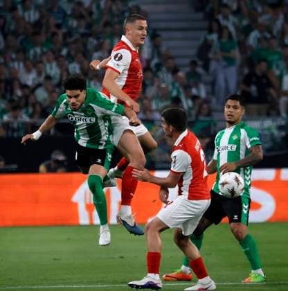 SEVILLA 16 04 2026 ESTADIO DE LA CARTUJA PARTIDO DE VUELTA DE CUARTOS DE FINAL DE UEFA EUROPA LEAGUE REAL BETIS-SPORTING BRAGA .archsev FOTO MANUEL GOMEZ ABDE Y GOMEZ Europa League Betis vs Sporting Braga 900 Cordon Press  900 CordonxPress LOF - Europa League Betis vs Sporting Braga