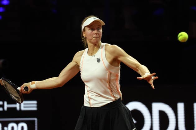 16 04 26 Porsche Tennis Grand Prix Stuttgart Germany, Stuttgart, 16 04 2026, Tennis, Porsche Tennis Grand Prix Stuttgart Liudmila Samsonova