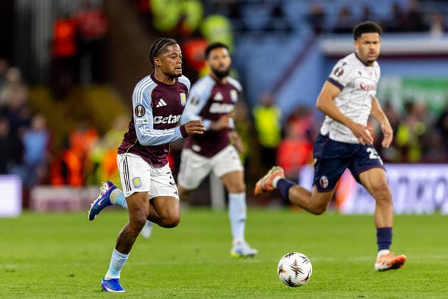 Aston Villa v Bologna, Europa League Aston Villa midfielder Leon Bailey (31) in action during the Europa League match between Aston Villa and Bologna at Villa Park, Birmingham, UK on 16 April 2026. Birmingham Villa Park West Midlands UK Editorial use only , Copyright: xManjitxNarotrax PSI-24080-0176