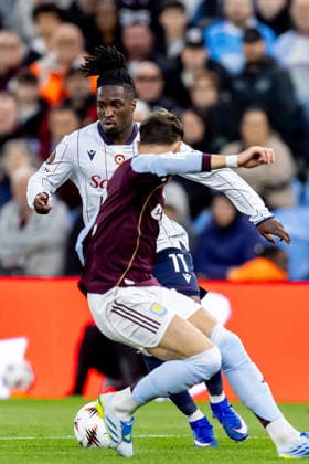 Aston Villa v Bologna, Europa League Bologna forward Jonathan Rowe (11) in action during the Europa League match between Aston Villa and Bologna at Villa Park, Birmingham, UK on 16 April 2026. Birmingham Villa Park West Midlands UK Editorial use only , Copyright: xManjitxNarotrax PSI-24080-0200