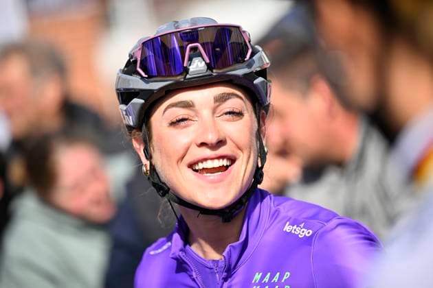 Brabantse Pijl - Fleche Brabanconne Women 2026 Cycling Race OVERIJSE, BELGIUM - APRIL 17 : Paternoster Letizia (ITA) of Liv AlUla Jayco during the 11th edition of De Brabantse Pijl - La Fleche Brabanconne Women an UCI ProSeries 1.Pro one day cycling road race for Women Elite of 125 km with start in Lennik and finish in Overijse on April 17, 2026 in Overijse, Belgium, 17 04 2026 ( Motordriver Guy De Vuyst - Overijse Belgium  Copyright: xTomasxSiskx