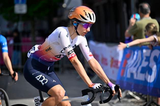 Brabantse Pijl - Fleche Brabanconne Women 2026 Cycling Race OVERIJSE, BELGIUM - APRIL 17 : Wlodarczyk Dominika (POL) of UAE Team ADQ during the 11th edition of De Brabantse Pijl - La Fleche Brabanconne Women an UCI ProSeries 1.Pro one day cycling road race for Women Elite of 125 km with start in Lennik and finish in Overijse on April 17, 2026 in Overijse, Belgium, 17 04 2026 ( Motordriver Guy De Vuyst - Overijse Belgium  Copyright: xTomasxSiskx