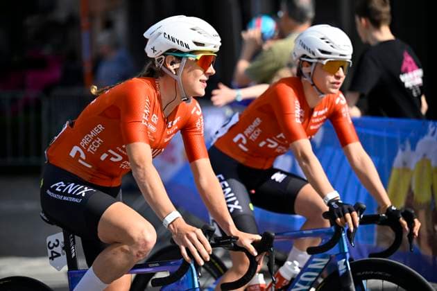 Brabantse Pijl - Fleche Brabanconne Women 2026 Cycling Race OVERIJSE, BELGIUM - APRIL 17 : Kastelijn Yara (NED) of Fenix-Premier Tech during the 11th edition of De Brabantse Pijl - La Fleche Brabanconne Women an UCI ProSeries 1.Pro one day cycling road race for Women Elite of 125 km with start in Lennik and finish in Overijse on April 17, 2026 in Overijse, Belgium, 17 04 2026 ( Motordriver Guy De Vuyst - Overijse Belgium  Copyright: xTomasxSiskx