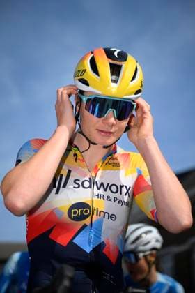 Brabantse Pijl - Fleche Brabanconne Women 2026 Cycling Race OVERIJSE, BELGIUM - APRIL 17 : Kopecky Lotte (BEL) of Team SD Worx - Protime during the 11th edition of De Brabantse Pijl - La Fleche Brabanconne Women an UCI ProSeries 1.Pro one day cycling road race for Women Elite of 125 km with start in Lennik and finish in Overijse on April 17, 2026 in Overijse, Belgium, 17 04 2026 ( Motordriver Guy De Vuyst - Overijse Belgium  Copyright: xTomasxSiskx