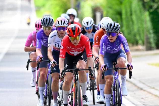Brabantse Pijl - Fleche Brabanconne Women 2026 Cycling Race OVERIJSE, BELGIUM - APRIL 17 : Haberlin Steffi (SUI) of Team SD Worx - Protime during the 11th edition of De Brabantse Pijl - La Fleche Brabanconne Women an UCI ProSeries 1.Pro one day cycling road race for Women Elite of 125 km with start in Lennik and finish in Overijse on April 17, 2026 in Overijse, Belgium, 17 04 2026 ( Motordriver Guy De Vuyst - Overijse Belgium  Copyright: xTomasxSiskx