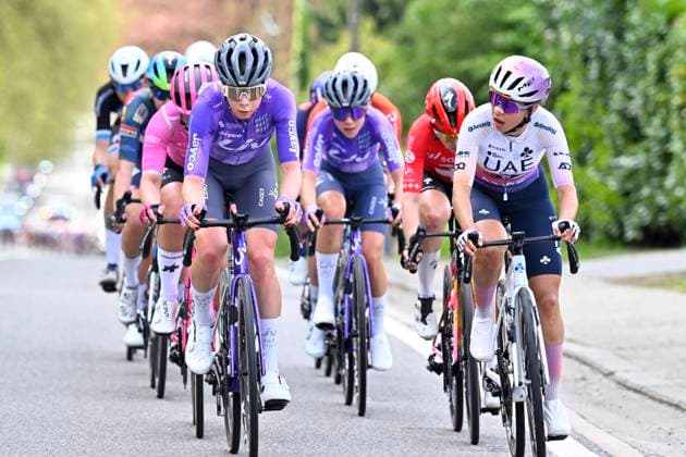 Brabantse Pijl - Fleche Brabanconne Women 2026 Cycling Race OVERIJSE, BELGIUM - APRIL 17 : Persico Silvia (ITA) of UAE Team ADQ during the 11th edition of De Brabantse Pijl - La Fleche Brabanconne Women an UCI ProSeries 1.Pro one day cycling road race for Women Elite of 125 km with start in Lennik and finish in Overijse on April 17, 2026 in Overijse, Belgium, 17 04 2026 ( Motordriver Guy De Vuyst - Overijse Belgium  Copyright: xTomasxSiskx