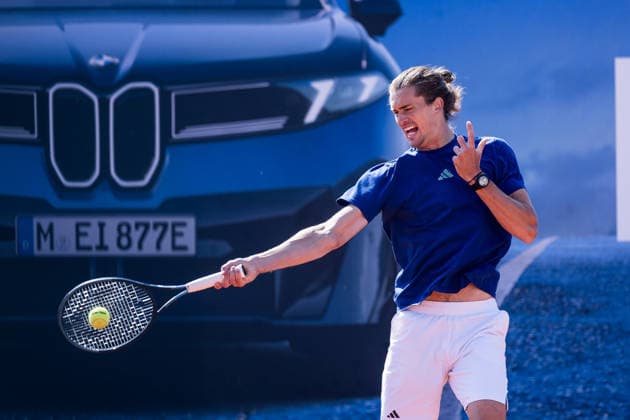 MUNICH, GERMANY - APRIL 17: Alexander Zverev (GER) training during the BMW Open by Bitpanda at MTTC Iphitos on April 17, 2026 in Munich, Germany. Bavaria Germany Copyright: xSteffiexWunderlx