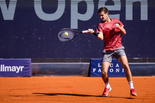 MUNICH, GERMANY - APRIL 17: Vit Kopriva (CZE) during the BMW Open by Bitpanda Singles match between Flavio Cobolli (ITA) vs Vit Kopriva (CZE) at MTTC Iphitos on April 17, 2026 in Munich, Germany. Bavaria Germany Copyright: xSteffiexWunderlx