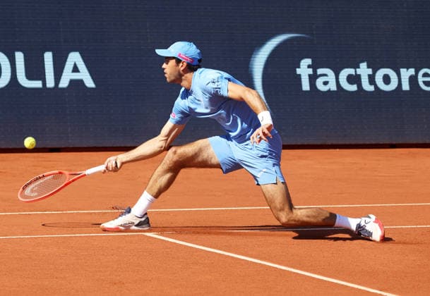 Barcelona Open Banc Sabadell 2026 Nuno Borges competes against Hamad Medjedovic during the quarter-finals (Day Seven) of the Barcelona Open Banc Sabadell 73rd Conde de Godo Trophy at Real Club de Tenis Barcelona 1899 in Barcelona, Spain, on April 17, 2026. Barcelona Spain  Copyright: xUrbanandsportx originalFilename:urbanandsport-medjedov260417_npKfg.jpg