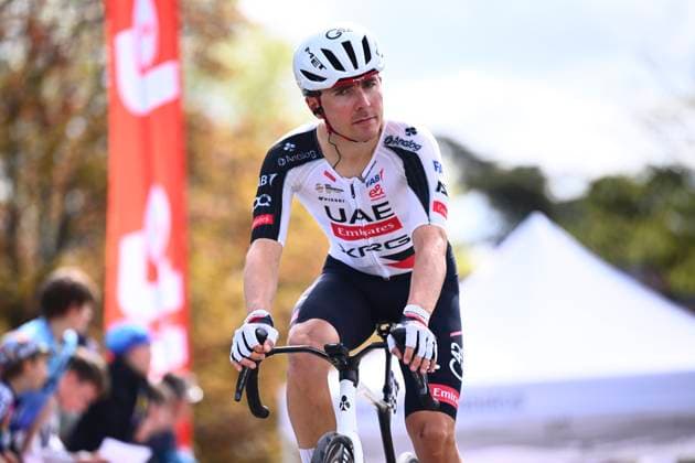 Brabantse Pijl - Fleche Brabanconne 2026 Cycling Race OVERIJSE, BELGIUM - APRIL 17 : rider of team UAE Team Emirates - XRG during the 66th edition of De Brabantse Pijl - La Fleche Brabanconne an UCI ProSeries 1.Pro one day cycling road race for Men Elite of 162 km with start in Beersel and finish in Overijse on April 17, 2026 in Overijse, Belgium, 17 04 2026 ( Motordriver Kenny Verfaillie - Overijse Belgium  Copyright: xGvgx