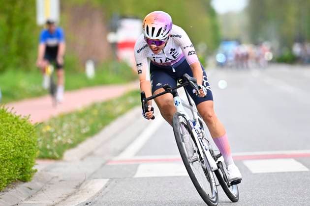 Brabantse Pijl - Fleche Brabanconne Women 2026 Cycling Race OVERIJSE, BELGIUM - APRIL 17 : Persico Silvia (ITA) of UAE Team ADQ during the 11th edition of De Brabantse Pijl - La Fleche Brabanconne Women an UCI ProSeries 1.Pro one day cycling road race for Women Elite of 125 km with start in Lennik and finish in Overijse on April 17, 2026 in Overijse, Belgium, 17 04 2026 ( Motordriver Guy De Vuyst - Overijse Belgium  Copyright: xTomasxSiskx