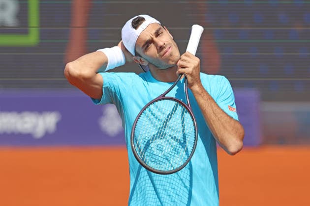 Francisco Cerundolo ARG stretches Tennis BMW Open by Bitpanda 2026 ATP 500 Munich 17 04 2026 PHOTO Mladen Lackovic LakoPress