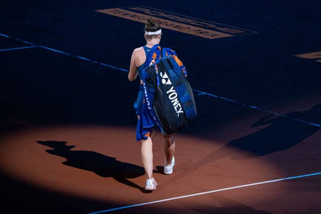 Linda Noskova CZE , GER, Linda Noskova vs Elina Svitolina, Tennis, ATP Tournament, WTA 500, Porsche Tennis Grand Prix, Quarterfinals, 15 04 2026, GER, Linda Noskova vs Elina Svitolina, Tennis, ATP Tournament, WTA 500, Porsche Tennis Grand Prix, Quarterfinals, 15 04 2026, Stuttgart Copyright: xEibner-Pressefoto EdwardxCheungx EP_ECG