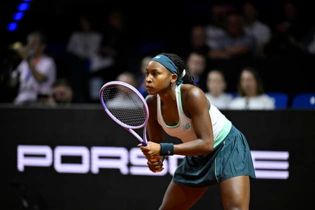 Coco Gauff USA Action Tennis Womens Porsche Cup Porsche Tennis Grand Prix GP Stuttgart 2026 Porsche Arena 11 19 04 2026 DFL REGULATIONS PROHIBIT ANY USE OF PHOTOGRAPHS AS IMAGE SEQUENCES AND OR QUASI VIDEO Tennis Womens Porsche Cup Porsche Tennis Grand Prix GP Stuttgart 2026