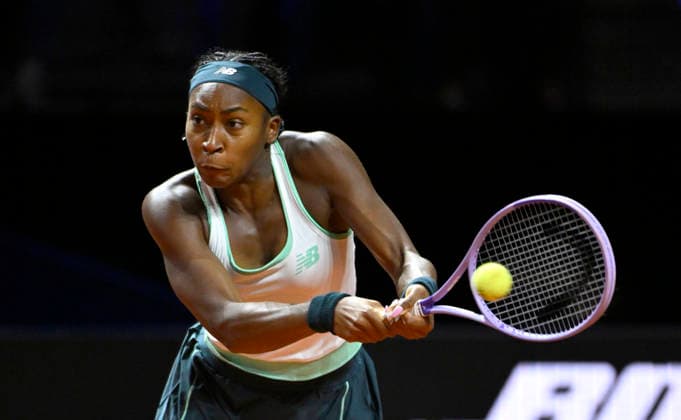 Coco Gauff USA Action Tennis Womens Porsche Cup Porsche Tennis Grand Prix GP Stuttgart 2026 Porsche Arena 11 19 04 2026 DFL REGULATIONS PROHIBIT ANY USE OF PHOTOGRAPHS AS IMAGE SEQUENCES AND OR QUASI VIDEO Tennis Womens Porsche Cup Porsche Tennis Grand Prix GP Stuttgart 2026