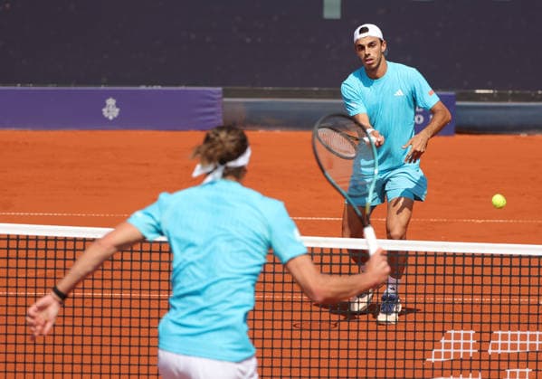 17 04 2026, BMW Open 2026 MTTC Iphitos Munich, Tennis , Sport, in the picture Alexander Zverev GER vs Francisco Cerundolo ARG