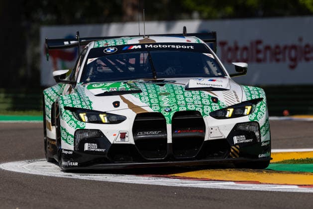 World Endurance Championship WEC - 6 Hours of Imola Dan Harper from Great Britain, Parker Thompson from Canada, and Anthony McIntosh from the United States drive the 69 BMW M4 LMGT3 Evo for Team WRT during the FIA World Endurance Championship 6 Hours of Imola at Autodromo Enzo e Dino Ferrari on April 17, 2026, in Imola, Italy. Imola Italy  Copyright: xDanielexPaglinox originalFilename:paglino-fiaworld260417_npzFP.jpg