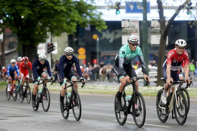 Tour of Bosnia and Herzegovina Cycling Race Begins in Sarajevo Cyclists ride during the international cycling race Tour of Bosnia and Herzegovina in Sarajevo, Bosnia and Herzegovina on April 17, 2026.  ArminxDurgut PIXSELL