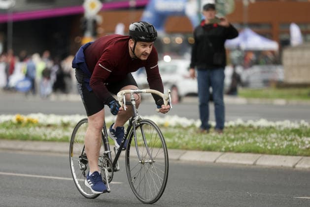 Tour of Bosnia and Herzegovina Cycling Race Begins in Sarajevo Cyclists ride during the international cycling race Tour of Bosnia and Herzegovina in Sarajevo, Bosnia and Herzegovina on April 17, 2026.  ArminxDurgut PIXSELL