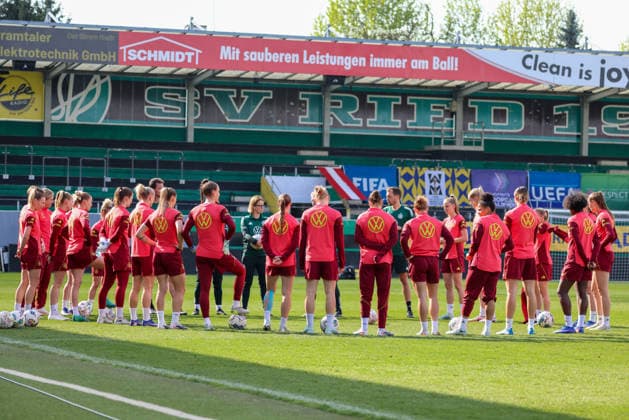 Football, Women, World Cup Qualifiers, National Team Germany, Training