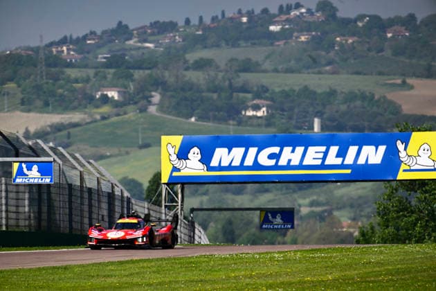 World Endurance Championship WEC - 6 Hours of Imola 50 Antonio Fuoco, Miguel Molina, and Nicklas Nielsen of Team Ferrari AF Corse drive the Ferrari 499P Hypercar during free practice at the FIA World Endurance Championship WEC 6 Hours of Imola in Imola, Italy, on April 17, 2026. Imola Italy  Copyright: xLucaxBarsalix originalFilename:barsali-notitle260417_npxVc.jpg