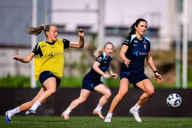 Football, Women, World Cup Qualifiers, National Team Norway, Training