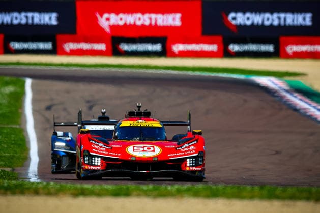50 Antonio Fuoco Nicklas Nielsen Miguel Molina Ferrari AF Corse, during the World Endurance Championship (WEC) 6H of Imola, opening race of the 2026 Season, 14-17-18-19 April 2026 Imola, Italy.  Copyright: xFedericoxBasile IPAxSportx xipa-agency.netx xx IPA_74023722 IPA_Agency_IPA74023722