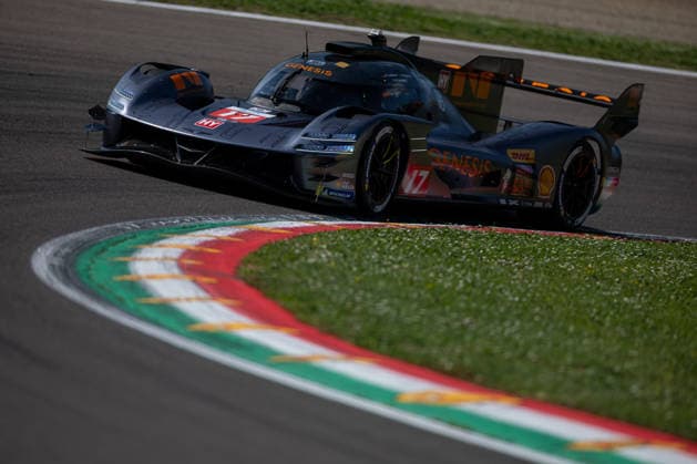 The 17 Genesis GMR-001 of Genesis Magma Racing, driven by Andre LOTTERER (GER), Luis Felipe DERANI (BRA) and Mathys JAUBERT (FRA), in action during the FIA World Endurance Championship 6 Hours of Imola at Autodromo Enzo e Dino Ferrari in Imola, Italy, April 17-19, 2026. during WEC - 6 Hours of Imola, Endurance race in Imola, Italy, April 17 2026  Copyright: xDanielexPaglino IPAxSportx xipa-agency.netx xx IPA_74024068 IPA_Agency_IPA74024068
