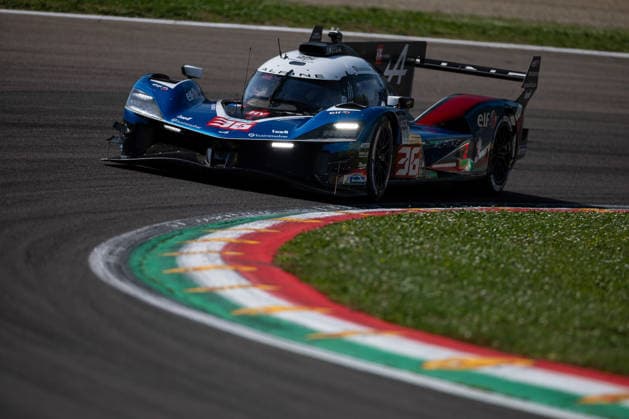 The 35 Alpine A424 of Alpine Endurance Team, driven by Antonio FELIX DA COSTA (POR), Charles MILESI (FRA) and Ferdinand HABSBURG (AUT), in action during the FIA World Endurance Championship 6 Hours of Imola at Autodromo Enzo e Dino Ferrari in Imola, Italy, April 17-19, 2026. during WEC - 6 Hours of Imola, Endurance race in Imola, Italy, April 17 2026  Copyright: xDanielexPaglino IPAxSportx xipa-agency.netx xx IPA_74024140 IPA_Agency_IPA74024140