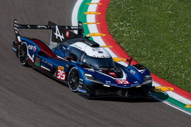 The 35 Alpine A424 of Alpine Endurance Team, driven by Antonio FELIX DA COSTA (POR), Charles MILESI (FRA) and Ferdinand HABSBURG (AUT), in action during the FIA World Endurance Championship 6 Hours of Imola at Autodromo Enzo e Dino Ferrari in Imola, Italy, April 17-19, 2026. during WEC - 6 Hours of Imola, Endurance race in Imola, Italy, April 17 2026  Copyright: xDanielexPaglino IPAxSportx xipa-agency.netx xx IPA_74024149 IPA_Agency_IPA74024149