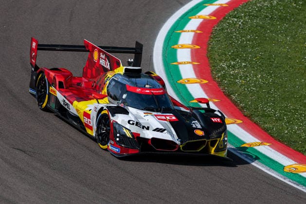 The 20 BMW M Hybrid V8 of BMW M Team WRT, driven by Robin FRIJNS (NED), Rene RAST (GER) and Sheldon VAN DER LINDE (RSA), in action during the FIA World Endurance Championship 6 Hours of Imola at Autodromo Enzo e Dino Ferrari in Imola, Italy, April 17-19, 2026. during WEC - 6 Hours of Imola, Endurance race in Imola, Italy, April 17 2026  Copyright: xDanielexPaglino IPAxSportx xipa-agency.netx xx IPA_74024153 IPA_Agency_IPA74024153