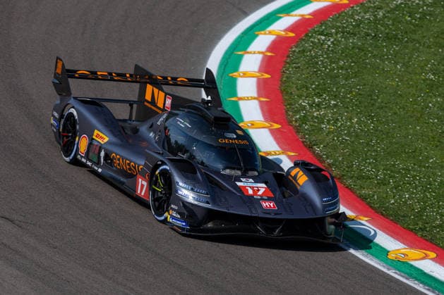 The 17 Genesis GMR-001 of Genesis Magma Racing, driven by Andre LOTTERER (GER), Luis Felipe DERANI (BRA) and Mathys JAUBERT (FRA), in action during the FIA World Endurance Championship 6 Hours of Imola at Autodromo Enzo e Dino Ferrari in Imola, Italy, April 17-19, 2026. during WEC - 6 Hours of Imola, Endurance race in Imola, Italy, April 17 2026  Copyright: xDanielexPaglino IPAxSportx xipa-agency.netx xx IPA_74024159 IPA_Agency_IPA74024159