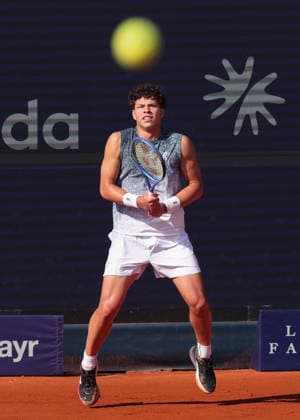 Ben Shelton waits for the ball Tennis BMW Open 2026 ATP 500 MTTC Iphitos Munich Bavaria Germany 17 April 2026 Copyright: xJuergenxHasenkopfx