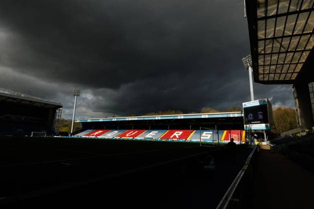A general view inside the stadium ahead of the game. Blackburn Rovers v Coventry City, Sky Bet Championship, Football, Ewood Park, Blackburn, UK - 17 Apr 2026Blackburn Ewood Park United Kingdom EDITORIAL USE ONLY No use with unauthorised audio, video, data, fixture lists, club league logos or live services. Online in-match use limited to 120 images, no video emulation. No use in betting, games or single club league player publications.  Copyright: xRyanxBrowne Shutterstockx 16832010a