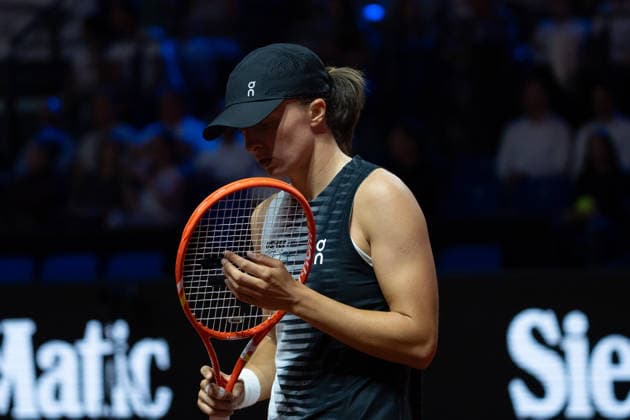 , GER, Mirra Andreeva vs Iga Swiatek, Tennis, ATP Tournament, WTA 500, Porsche Tennis Grand Prix, Quarterfinals, 15 04 2026, GER, Mirra Andreeva vs Iga Swiatek, Tennis, ATP Tournament, WTA 500, Porsche Tennis Grand Prix, Quarterfinals, 15 04 2026, Stuttgart Copyright: xEibner-Pressefoto EdwardxCheungx EP_ECG