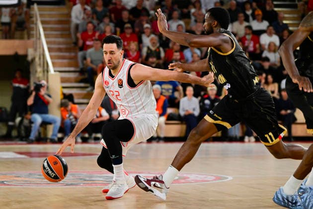 BASKET-BALL : AS Monaco VS HapoÃ«l Tel Aviv - Turkish Airlines EuroLeague - 17 04 2026 Vasilije Micic (HTA) - Turkish Airlines EuroLeague match between AS Monaco and HapoÃ«l Tel Aviv on April 17, 2026 at the Gaston-MÃ decin sports hall in Monaco. MonacoMonaco  Copyright: xWilliamxCannarellax