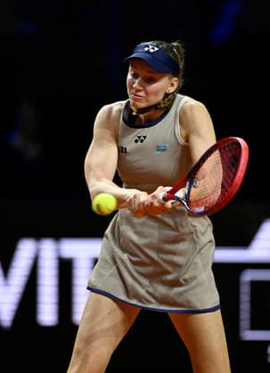 Elena Jelena Rybakina KAZ Action Tennis Ladies Porsche Cup Porsche Tennis Grand Prix GP Stuttgart 2026 Porsche Arena 11 19 04 2026 DFL REGULATIONS PROHIBIT ANY USE OF PHOTOGRAPHS AS IMAGE SEQUENCES AND OR QUASI VIDEO Tennis Ladies Porsche Cup Porsche Tennis Grand Prix GP Stuttgart 2026