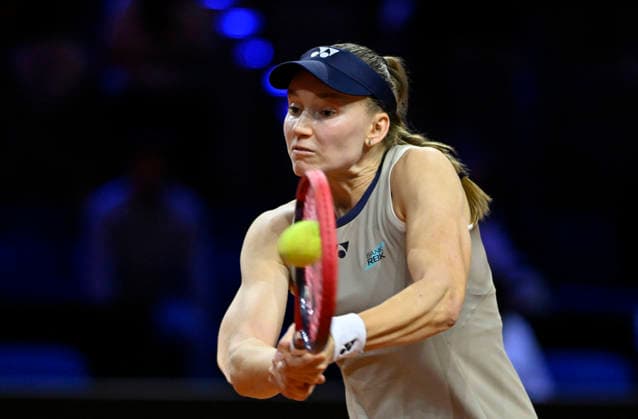 Elena Jelena Rybakina KAZ Action Tennis Ladies Porsche Cup Porsche Tennis Grand Prix GP Stuttgart 2026 Porsche Arena 11 19 04 2026 DFL REGULATIONS PROHIBIT ANY USE OF PHOTOGRAPHS AS IMAGE SEQUENCES AND OR QUASI VIDEO Tennis Ladies Porsche Cup Porsche Tennis Grand Prix GP Stuttgart 2026