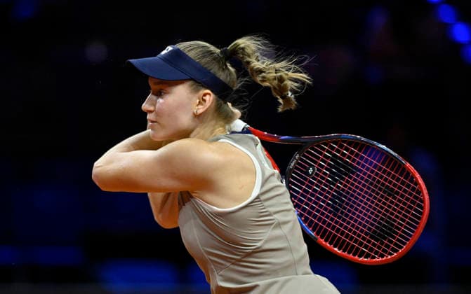 Elena Jelena Rybakina KAZ Action Tennis Ladies Porsche Cup Porsche Tennis Grand Prix GP Stuttgart 2026 Porsche Arena 11 19 04 2026 DFL REGULATIONS PROHIBIT ANY USE OF PHOTOGRAPHS AS IMAGE SEQUENCES AND OR QUASI VIDEO Tennis Ladies Porsche Cup Porsche Tennis Grand Prix GP Stuttgart 2026