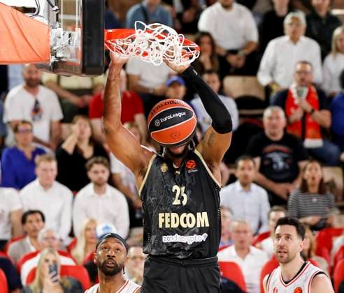 Basket Euroleague Monaco Tel Aviv PHOTOPQR NICE MATIN Dylan Meiffret ; Monaco ; 17 04 2026 ; Match d euroleague de Basketball, l AS MONACO rencontre l HAPOEL IBI TEL AVIV a domicile a la salle Gaston Medecin. ICI : 23 - Juhann Begarin Monaco France  Copyright: xPHOTOPQR NICExMATIN MAXPPPxDylanxMeiffretx 20260417NIM1585 20260417NIM1585