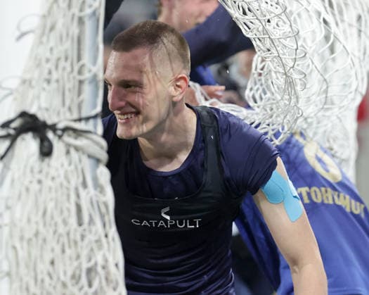 Ivan Nekic Holstein Kiel Football, Men, Season 2025 2026, 2 BL, Holstein Stadion, Holstein Kiel vs 1 FC Kaiserslautern, 3 0 DFL REGULATIONS PROHIBIT ANY USE OF PHOTOGRAPHS AS IMAGE SEQUENCES AND OR QUASI VIDEO