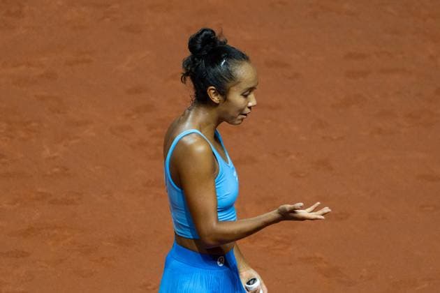 Leylah Fernandez CAN in picture, disappointed, disappointment, emotion, gesture, GER, Elena Rybakina vs Leylah Fernandez, Tennis, ATP Tournament, WTA 500, Porsche Tennis Grand Prix, quarterfinals, 15 04 2026, GER, Elena Rybakina vs Leylah Fernandez, Tennis, ATP Tournament, WTA 500, Porsche Tennis Grand Prix, quarterfinals, 15 04 2026, Stuttgart Copyright: xEibner-Pressefoto EdwardxCheungx EP_ECG