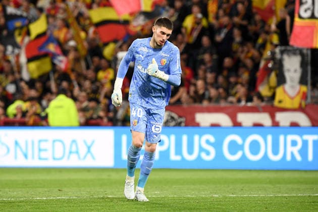 RC Lens v Toulouse FC - Ligue 1 McDonald s 2025 2026 40 Robin RISSER (rcl) during the Ligue 1 McDonald s match between Lens and Toulouse at Stade Bollaert-Delelis on April 17, 2026 in Lens, France. Lens France  Copyright: xFEPx 776485087
