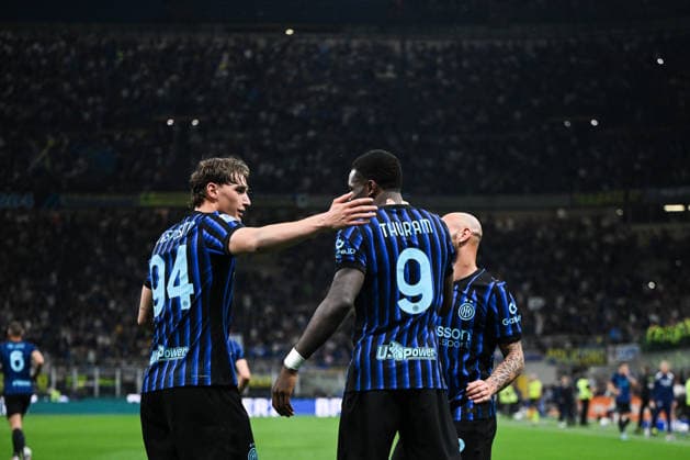 Marcus Thuram of Fc Inter celebrating after a goal during the Italian Serie A football match between Inter FC Internazionale and Cagliari Calcio on 17 of Avril 2026 at Giuseppe Meazza San Siro Siro stadium in Milan, Italy. Credit: Tiziano Ballabio  Copyright: xTizianoxBallabio IPAxSportx xipa-agency.netx xx IPA_74031076 IPA_Agency_IPA74031076