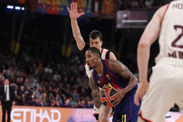 April 17, 2026, Barcelona, Barcelona, Spain: Will Clyburn of FC Barcelona, Barca in action during the EuroLeague Regular Season Round 38 match played between FC Barcelona and FC Bayern Munich at Palau Blaugrana on April 17, 2026 in Barcelona, Spain. Barcelona Spain - ZUMAa181 20260417_zaa_a181_280 Copyright: xJavierxBorregox
