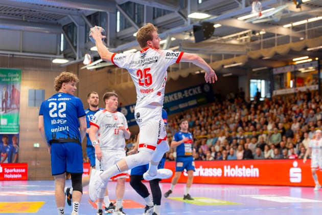 Marvin Mundus Nr 25, TuS Ferndorf VfL Luebeck Schwartau vs TuS Ferndorf, Handball, 2 Bundesliga, 17 04 26 Luebeck Schleswig Holstein Germany Copyright: xAgentur54GradÂ°x xFelixxKoenigx