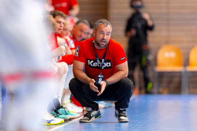 Ceven Klatt Coach, TuS Ferndorf VfL Luebeck Schwartau vs TuS Ferndorf, Handball, 2 Bundesliga, 17 04 26 Luebeck Schleswig Holstein Germany Copyright: xAgentur54GradÂ°x xFelixxKoenigx