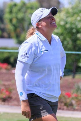 April 17, 2026, Tarzana, California, USA: Lauren Coughlin during Round 2 of the 2026 JM Eagle Championship Los Angeles on Friday April 17, 2026 at the Caballero Country Club in Tarzana, California. ARIANA RUIZ PI Tarzana USA - ZUMAp124 20260417_zaa_p124_035 Copyright: xArianaxRuizx