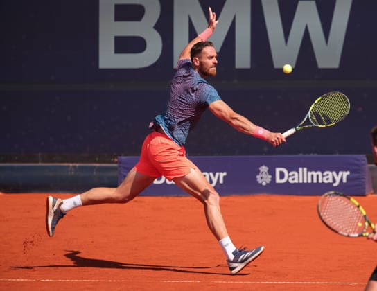 Theo Arribage, Albano Olivetti, Men Doubles, Men s Doubles Tennis BMW Open 2026 ATP 500 MTTC Iphitos Munich Bavaria Germany April 18, 2026 Copyright: xJuergenxHasenkopfx